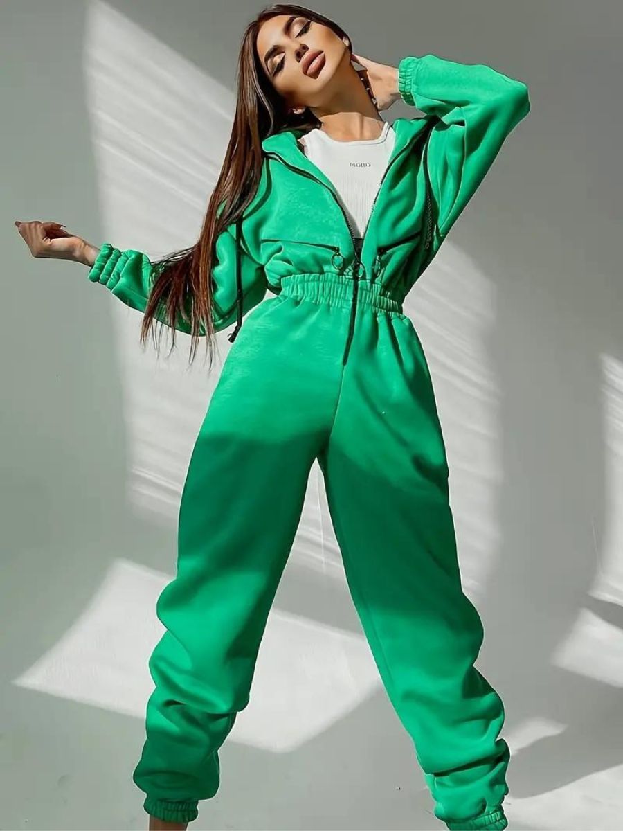 Stilla | Jumpsuit Med Hætte Og Snøre