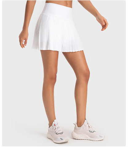 Stilla | Cooled Plisseret Tennis Skort Indbyggede Shorts, Hurtig Tør & Behagelig