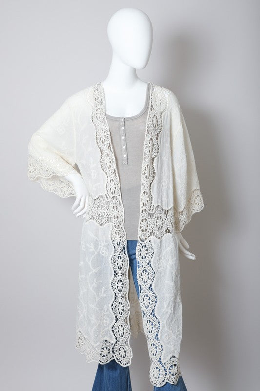 Stilla | Åben Lappe Langline Kimono