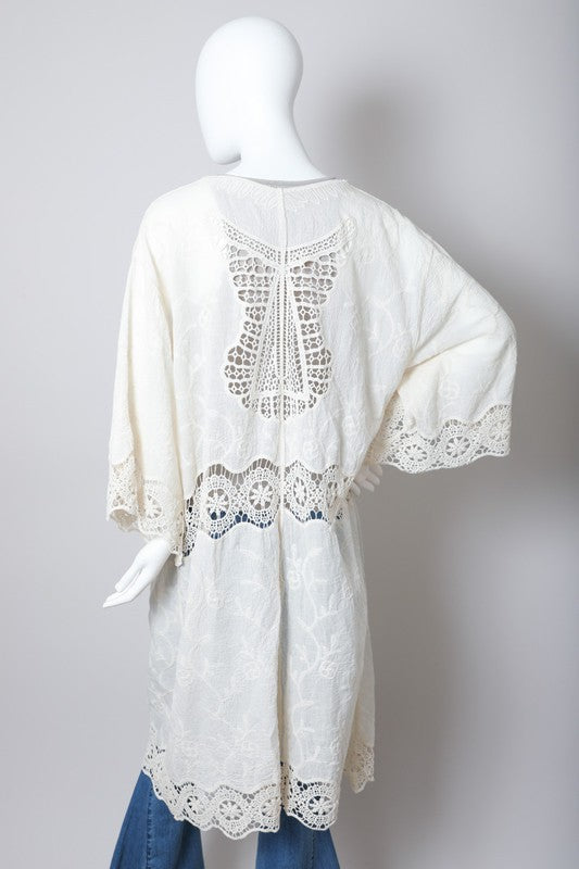 Stilla | Åben Lappe Langline Kimono