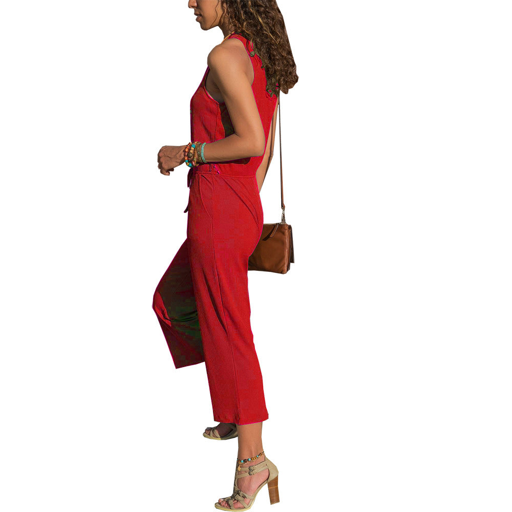 Dame Casual Jumpsuit med tætsiddende silhuet Stilla