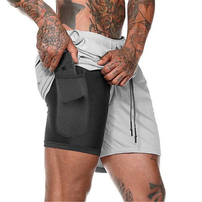 Herrer Sport Shorts med integreret lomme-design Stilla