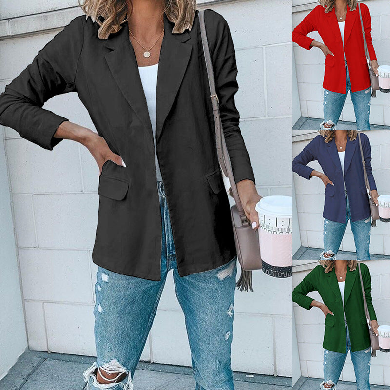 Dame elegant blazerjakke med moderne detaljer og praktiske lommer Stilla