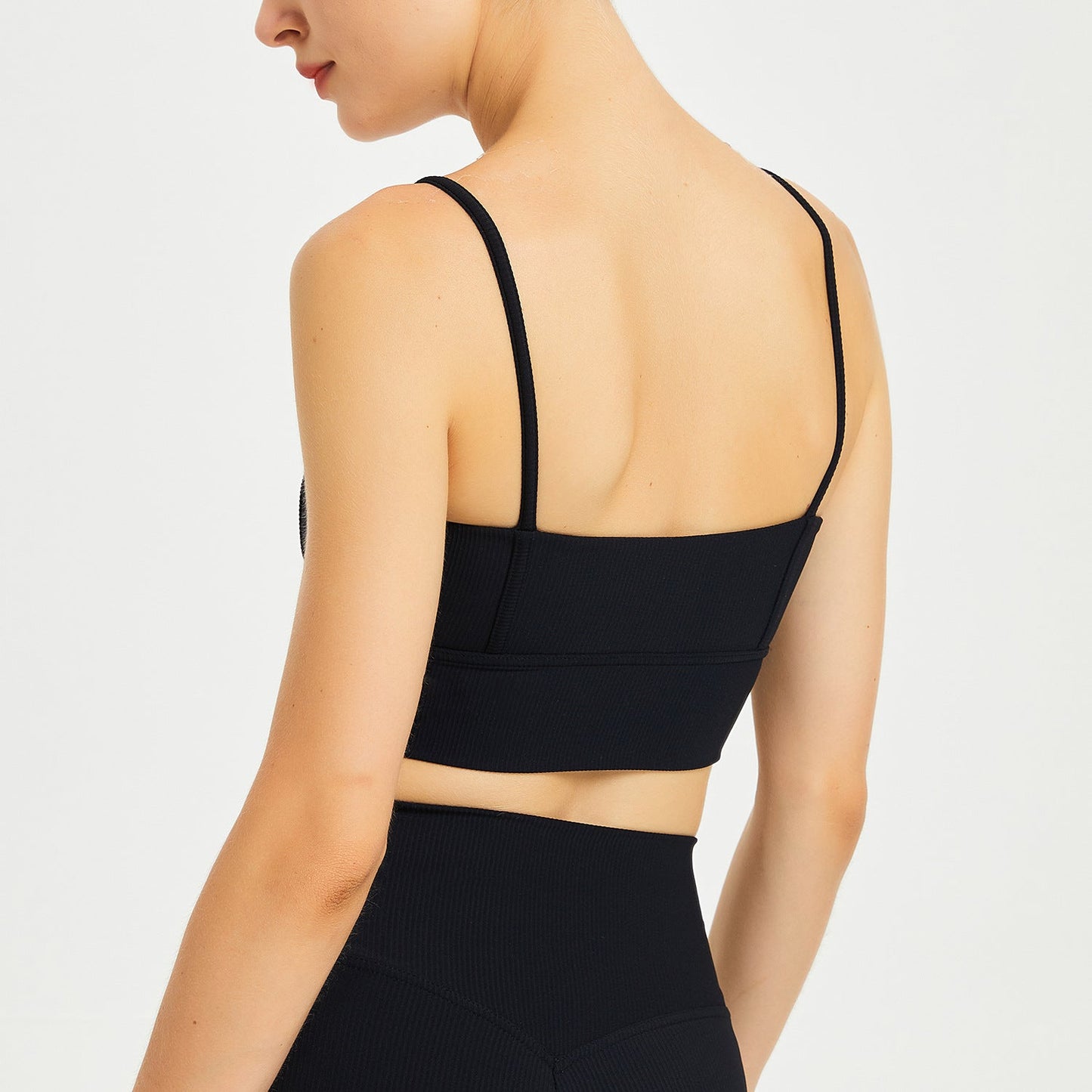 Stilla | Spaghetti Strop Yoga Sling Top Beauty Back Løbe Trænings Vest Til Kvinder