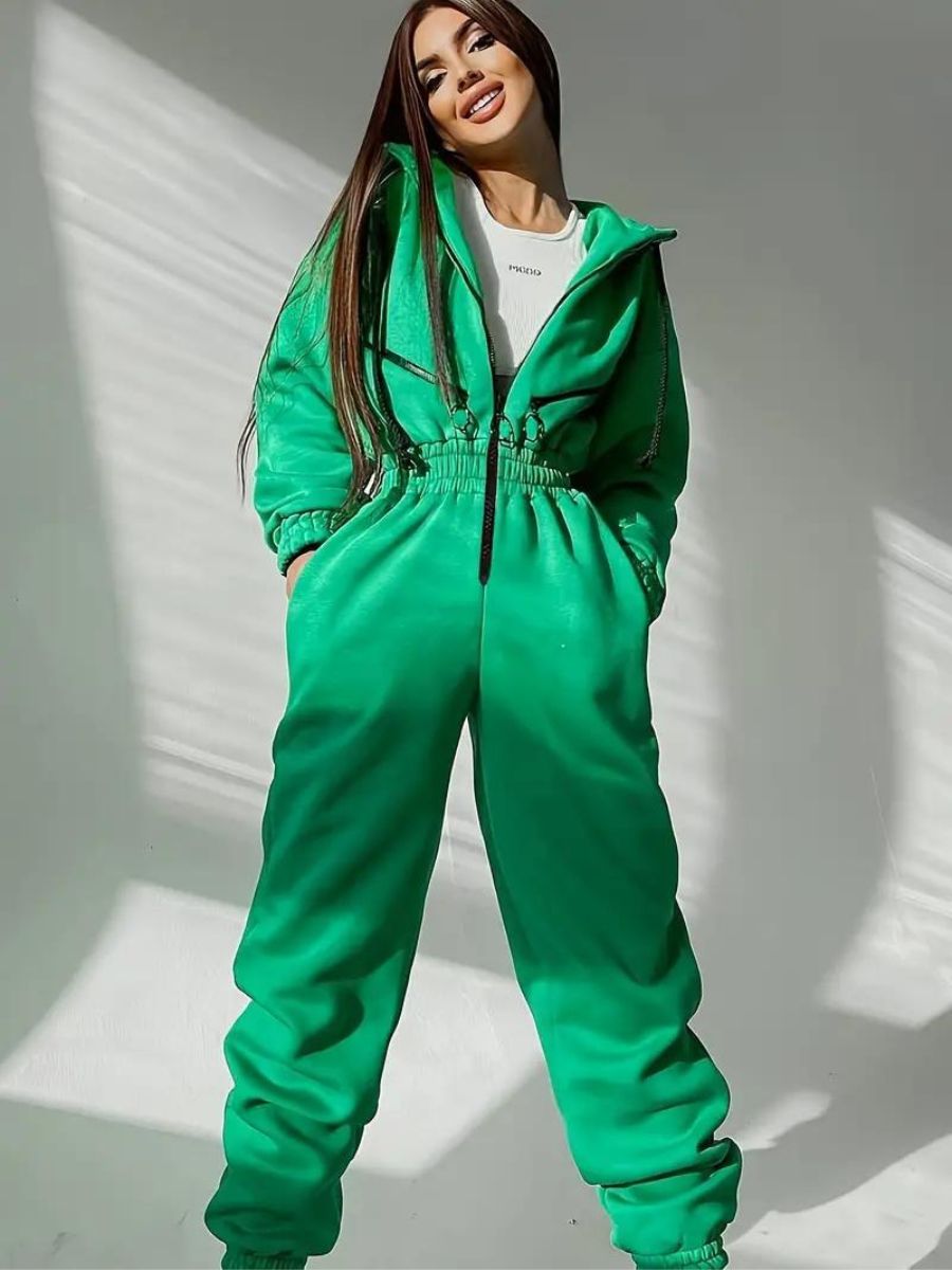 Stilla | Jumpsuit Med Hætte Og Snøre
