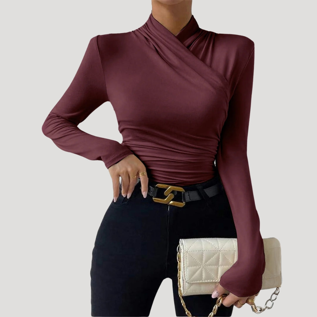 Stilla | Kvinder Rynket Crossover Top