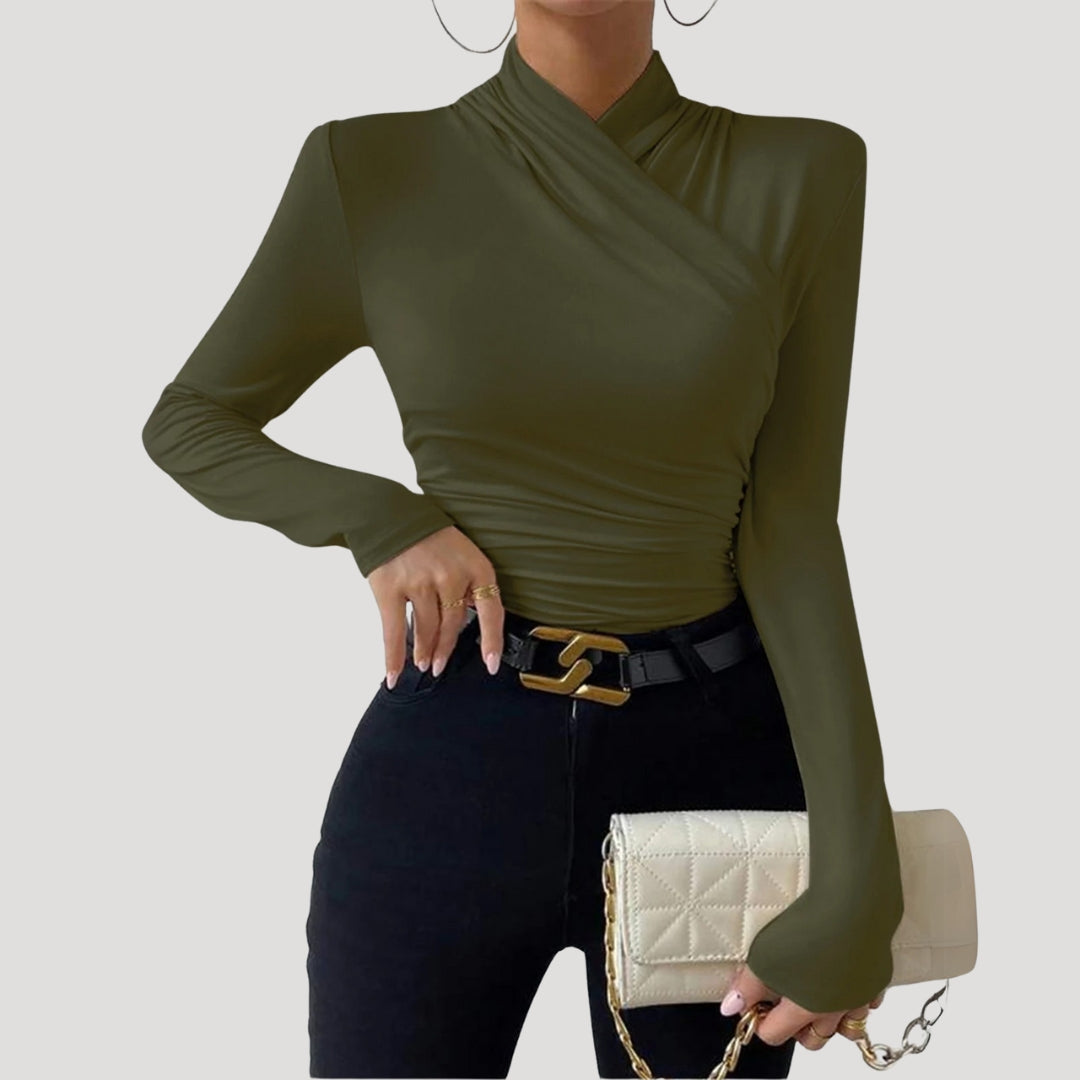 Stilla | Kvinder Rynket Crossover Top
