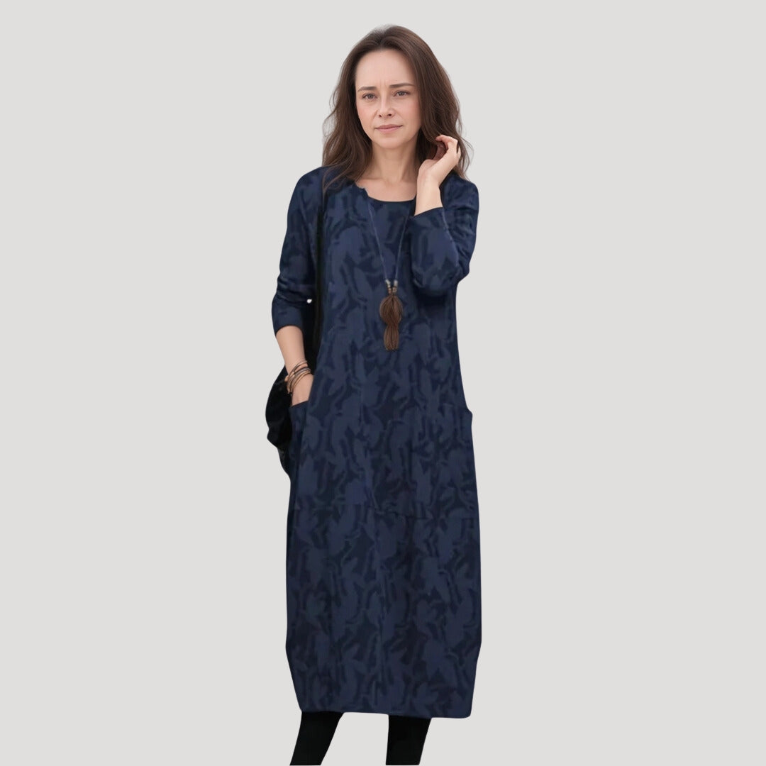 Stilla | Elegant Camo Print Kjole