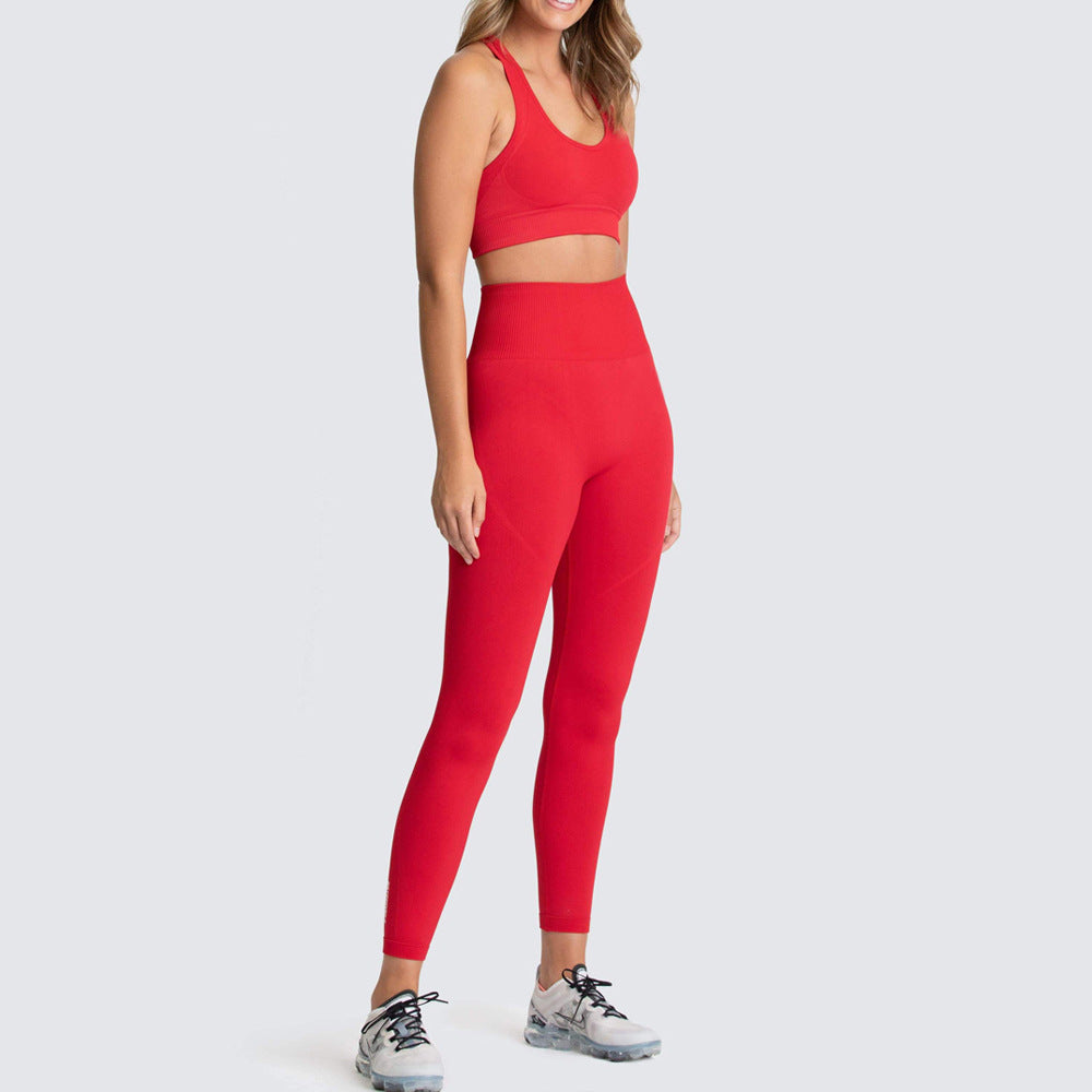 Dame Sports-BH og Høj Talje Leggings Sæt med åndbar og figurskabende egenskab Stilla