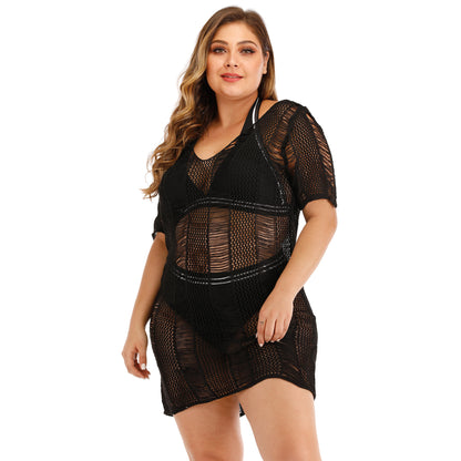 Dame stilfuldt Mesh badetøjskjole Stilla