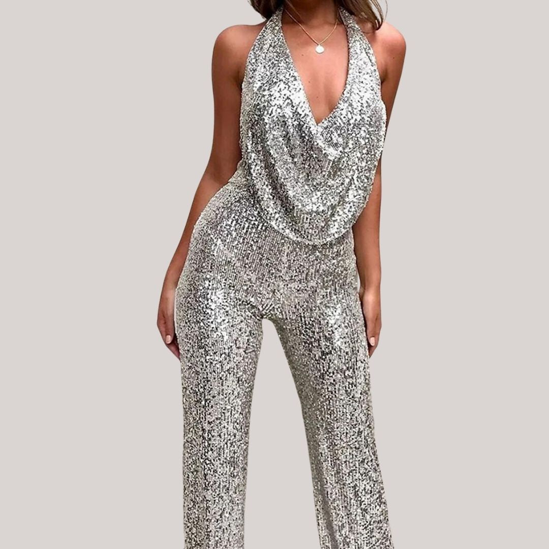 Stilla | Elegante Glitter Jumpsuit