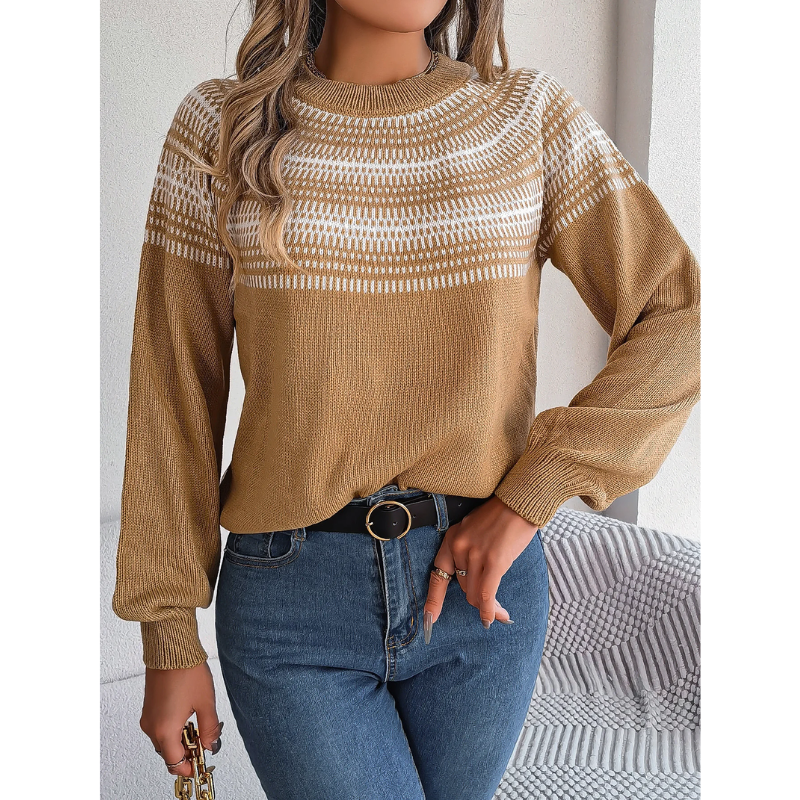 Stilla | Dame sweater med norsk mønster