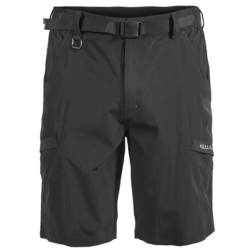Herre multifunktionelle cargo-shorts med justerbar talje Stilla