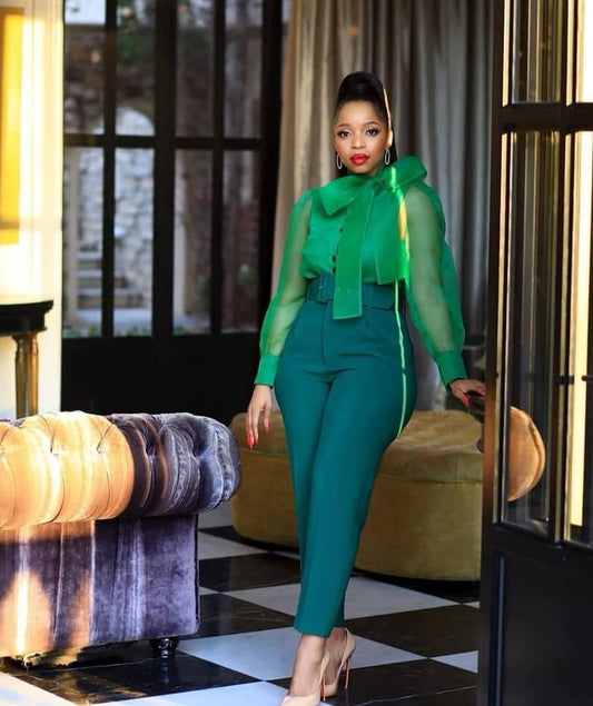 Dame elegant jakkesæt bukser Stilla