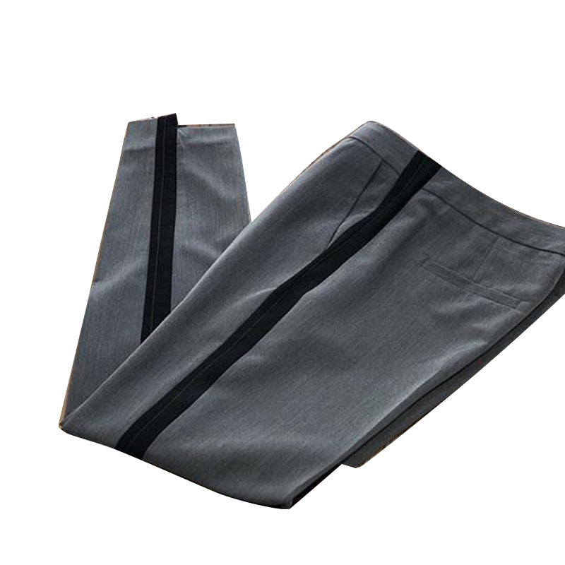 Dame elegant jakkesæt bukser med moderne kontraster og perfekt pasform Stilla