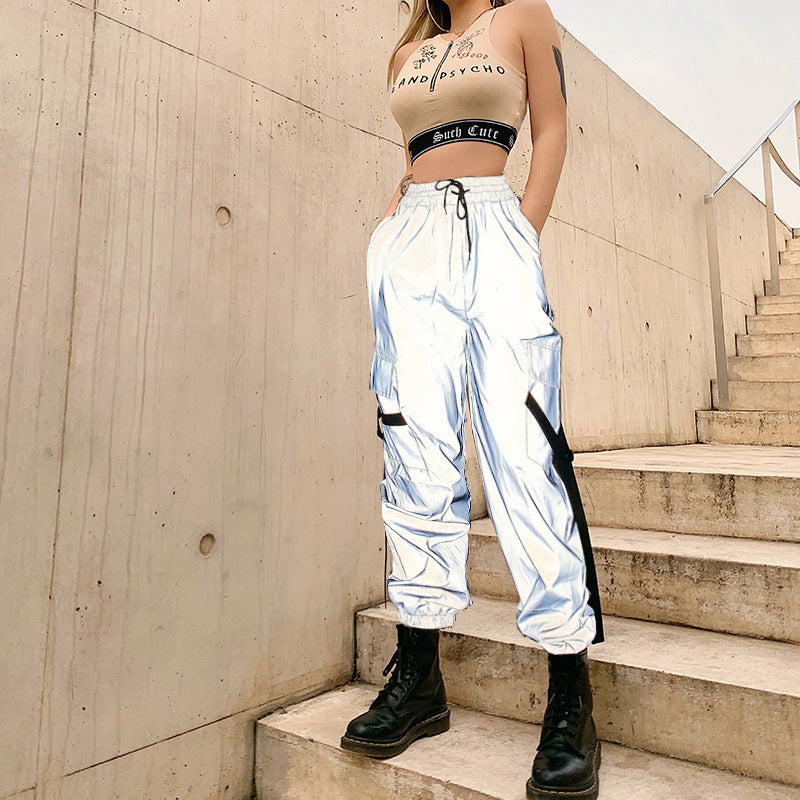 Dame afslappet Cargo-bukser med praktisk snit og funktionelle lommer Stilla