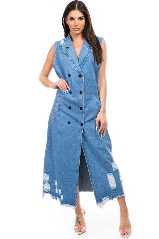 Stilla | Denim Vest Kjole