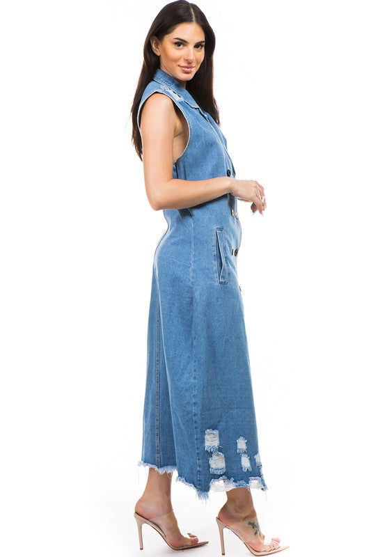 Stilla | Denim Vest Kjole