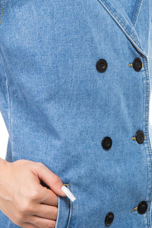 Stilla | Denim Vest Kjole