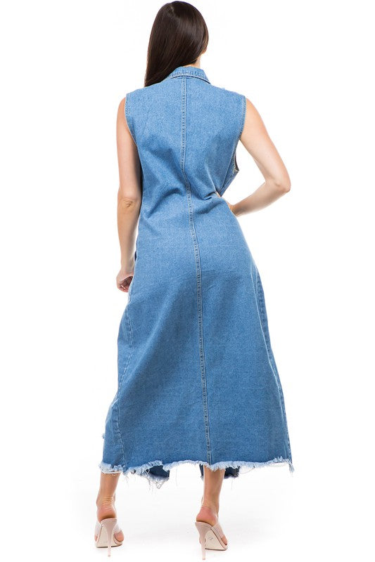 Stilla | Denim Vest Kjole