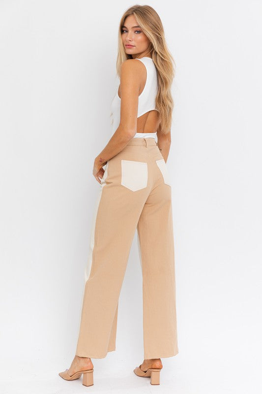 Stilla | Block Twill Straight Bukser