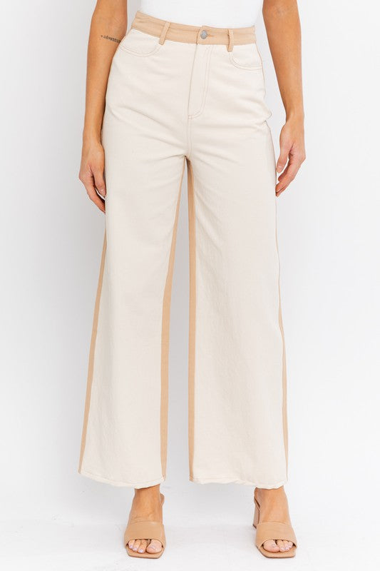 Stilla | Block Twill Straight Bukser