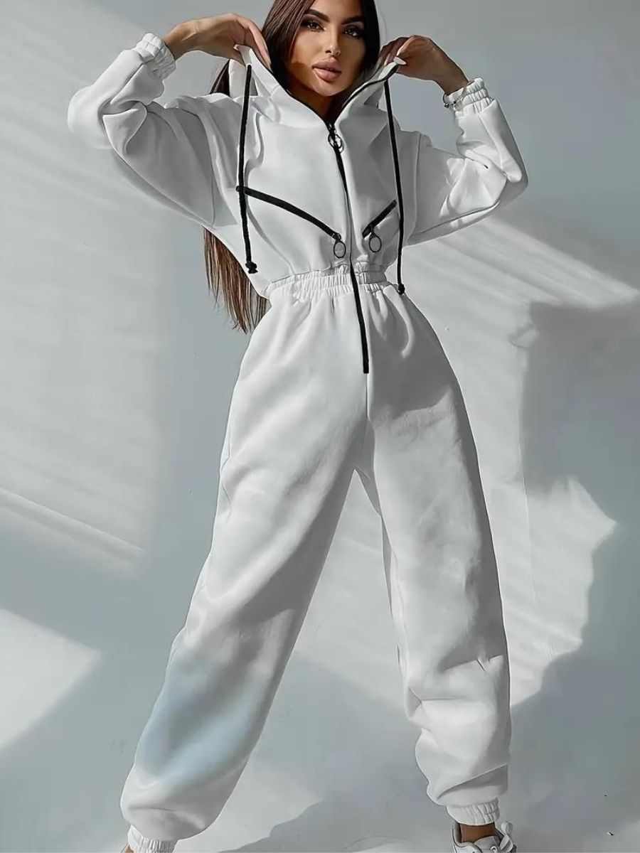 Stilla | Jumpsuit Med Hætte Og Snøre