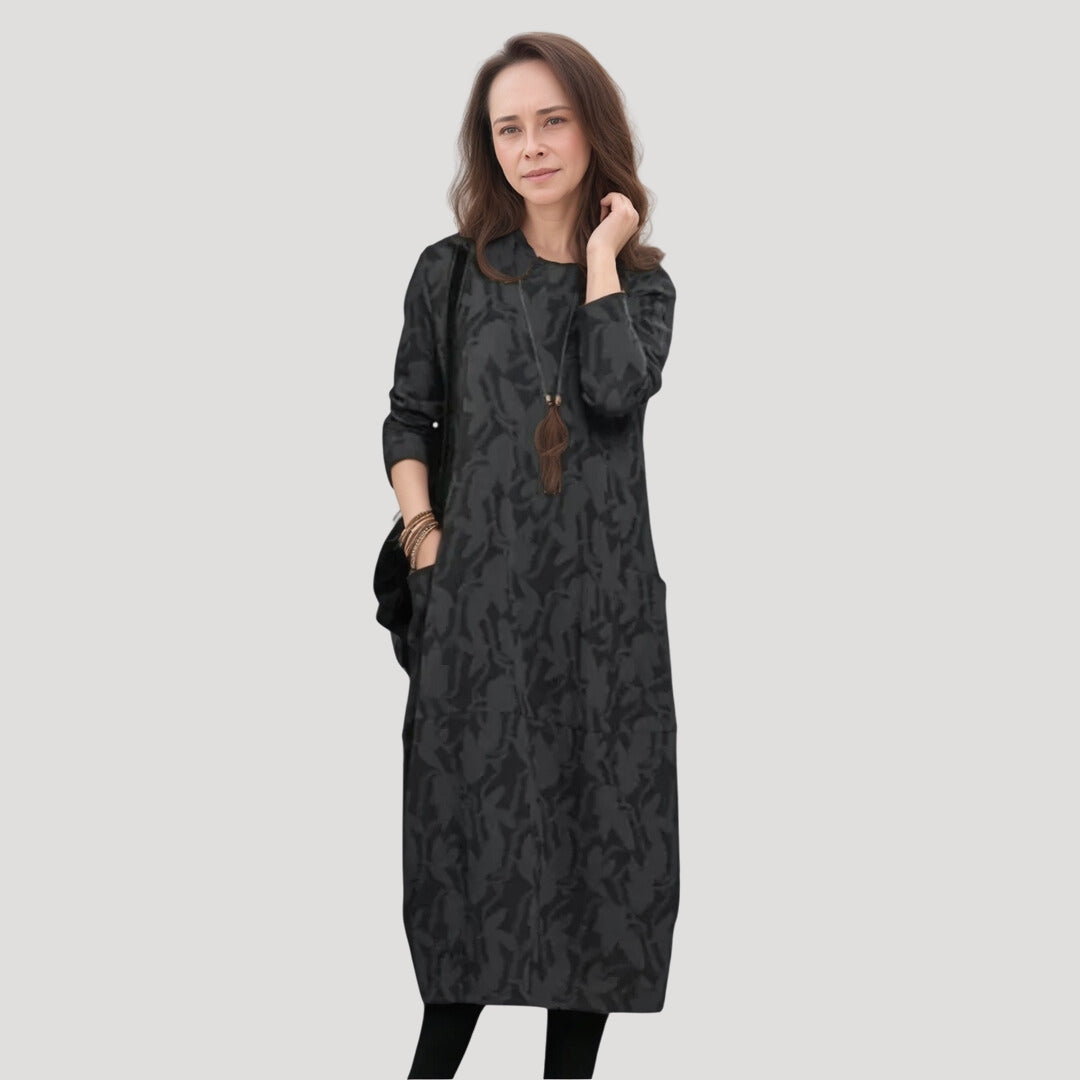 Stilla | Elegant Camo Print Kjole