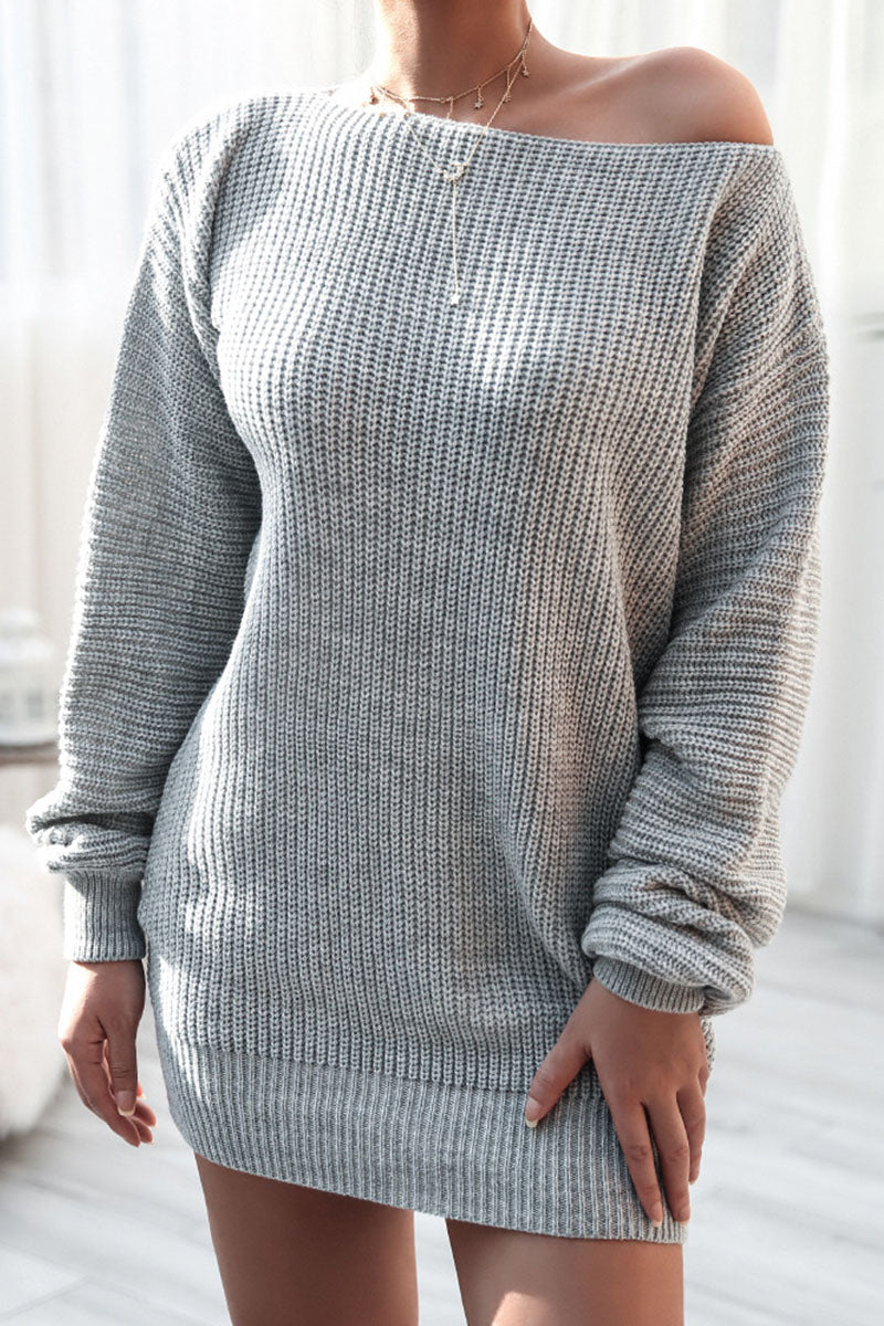 Stilla | Modebevidste, Ensfarvede, Casual Etuikjoler, Bådudskæring