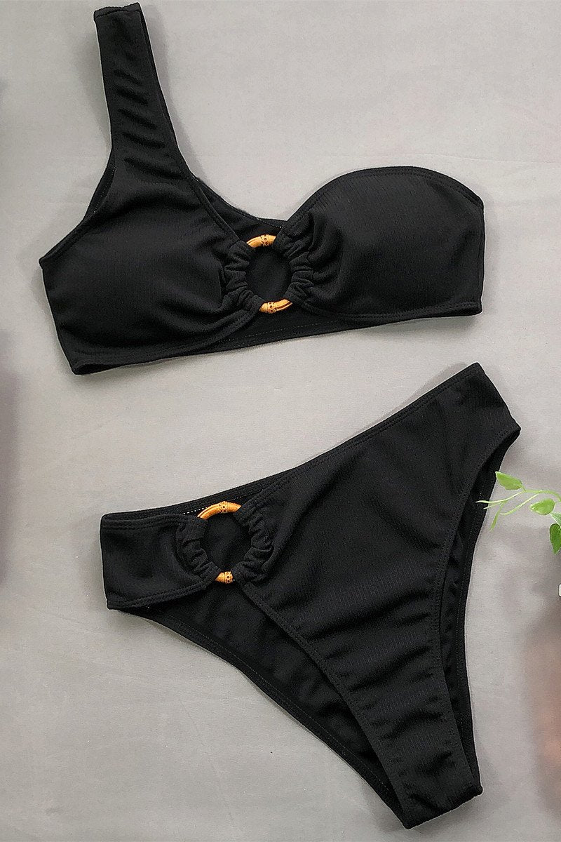 Stilla | Bikini Højtaljet Stil Med En Strop