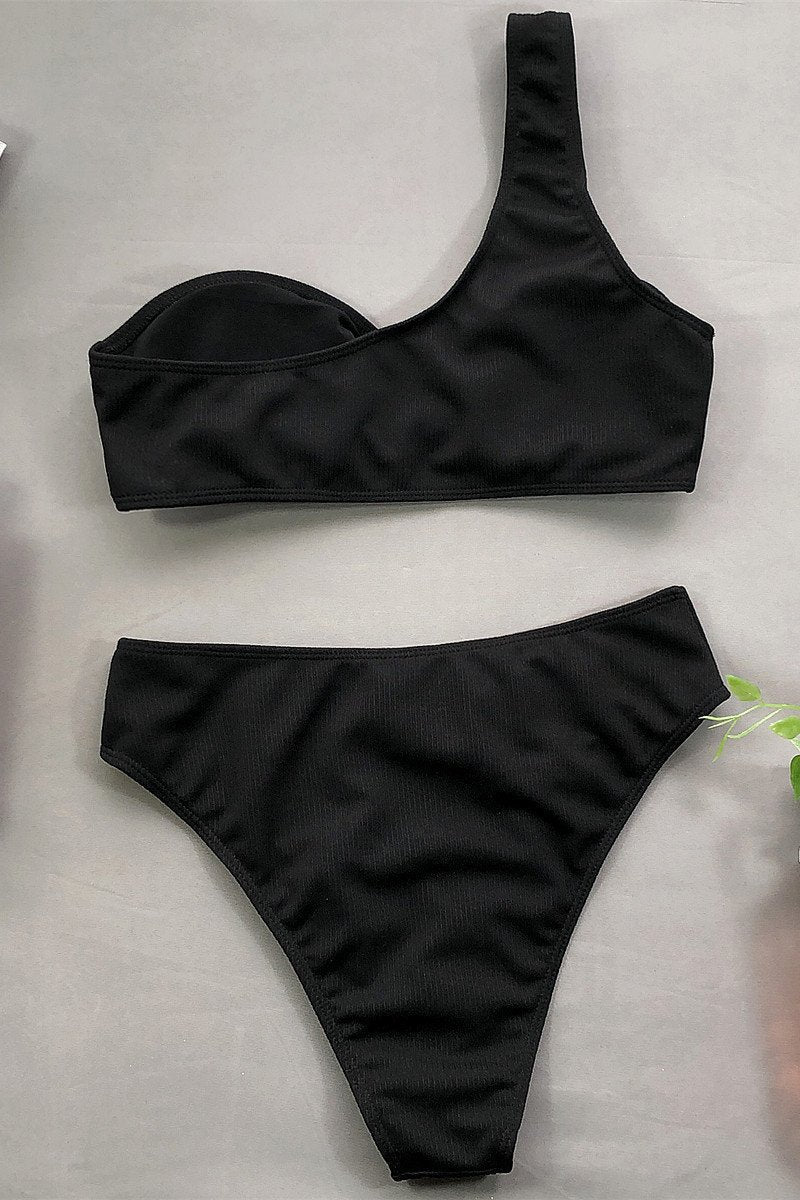 Stilla | Bikini Højtaljet Stil Med En Strop