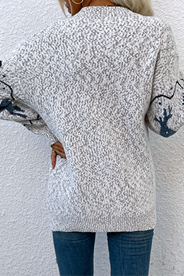 Stilla | Afslappet Wapiti Pocket Buckle V-hals Toppe