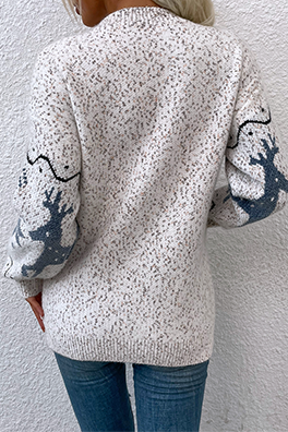 Stilla | Afslappet Wapiti Pocket Buckle V-hals Toppe