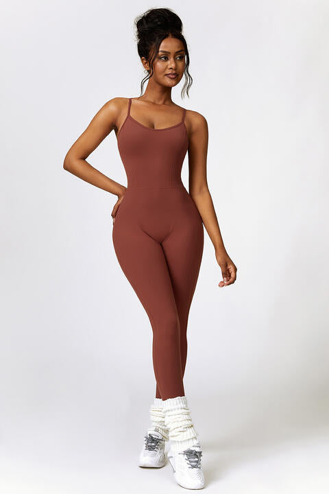 Stilla | Ryg Spaghetti Strop Sport Jumpsuit