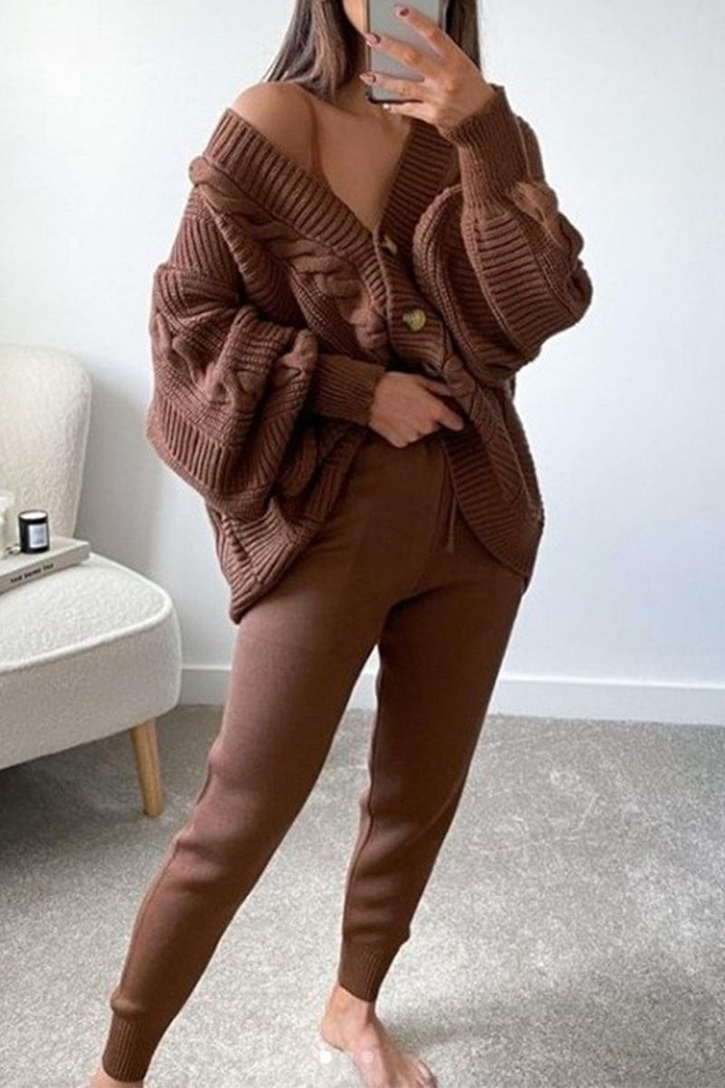 Stilla | To-delt Casual Patchwork Jumpsuit Med V-hals og Lange Ærmer