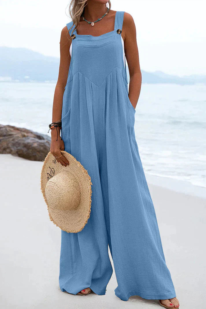 Stilla | Casual Jumpsuits Med Firkantet Krave