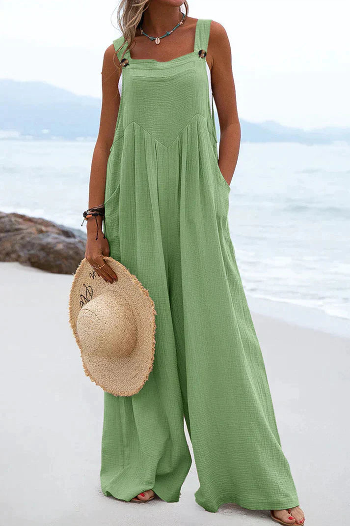 Stilla | Casual Jumpsuits Med Firkantet Krave