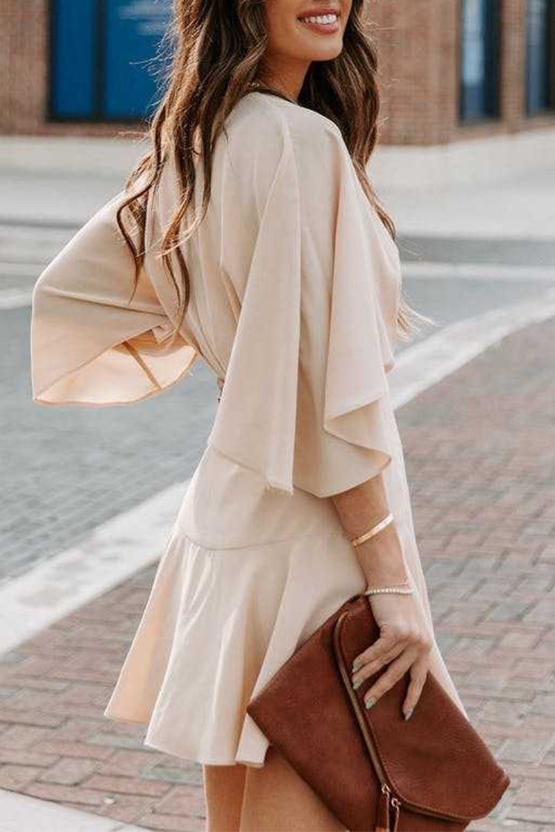 Stilla | Mode Solid Split Joint V-hals Ret Jumpsuits