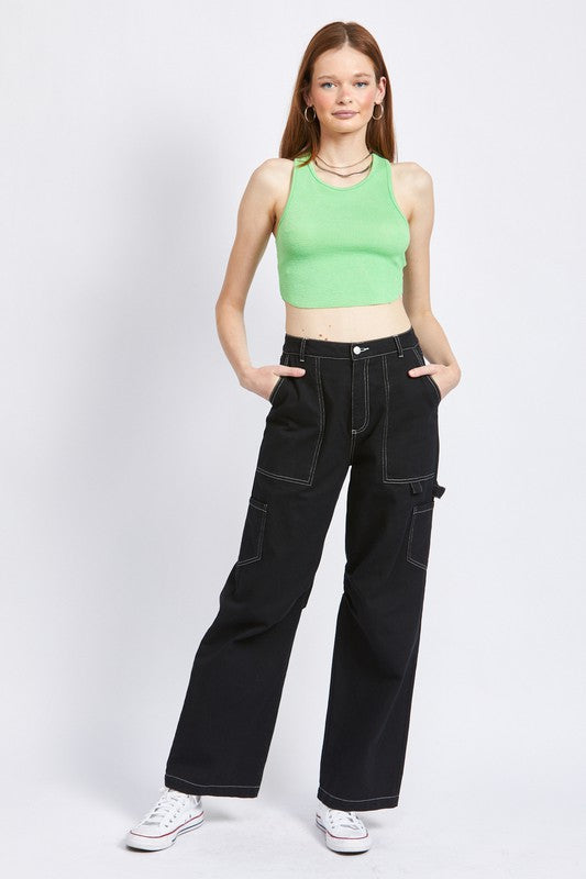 Stilla | Rise Fit Cargo Bukser
