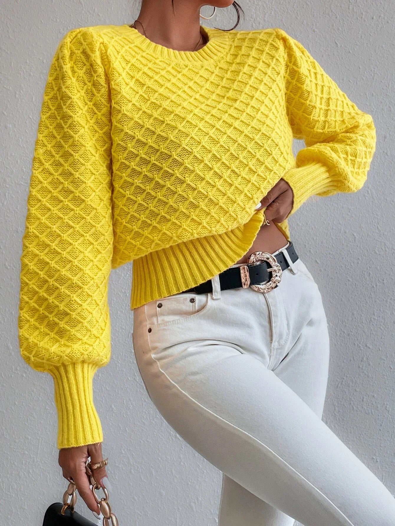 Stilla | Marlene Casual Sweater Med Pufærmer