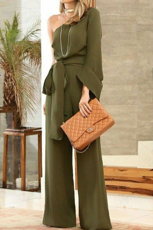 Stilla | Elegante Én Skulder Jumpsuit