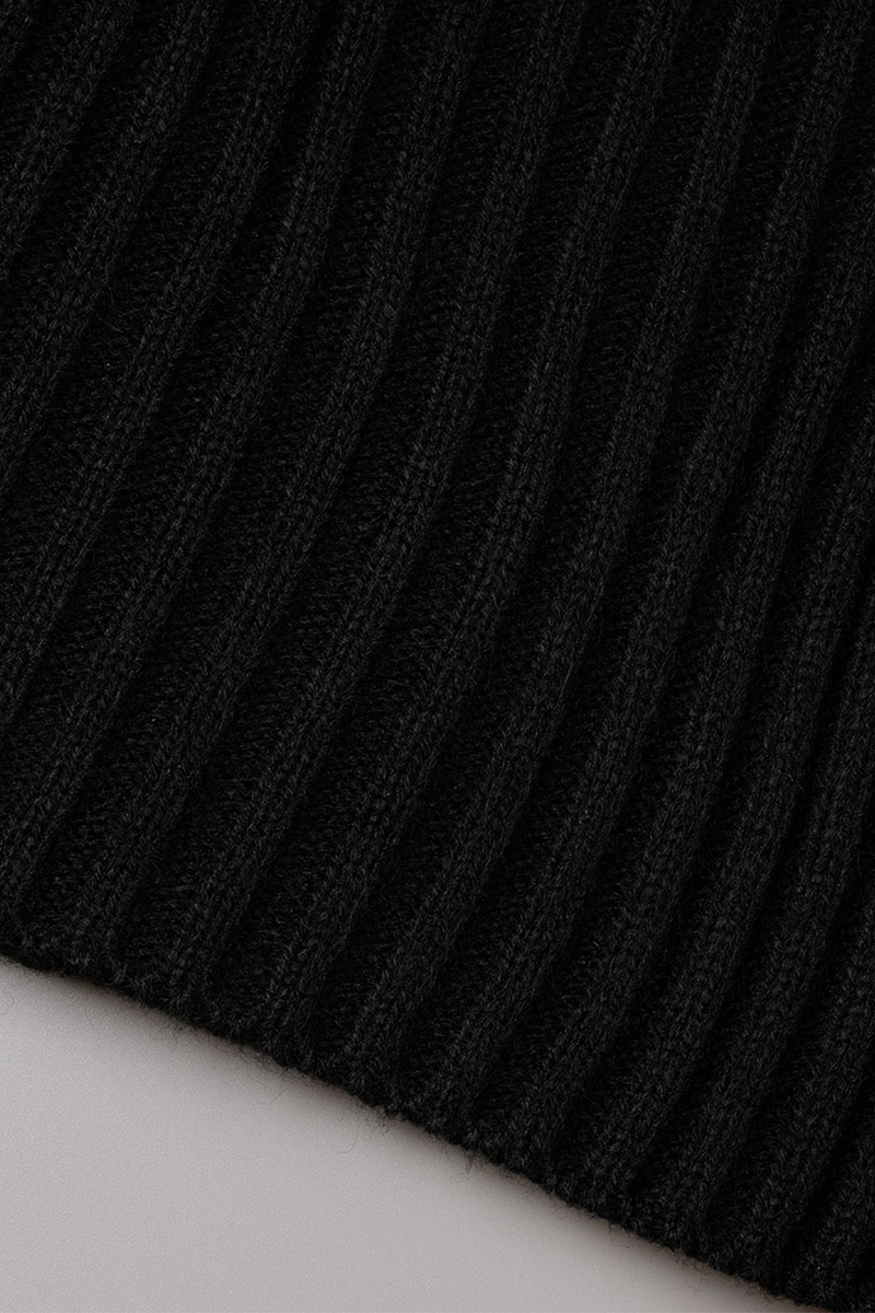 Stilla | Løs, Ensfarvet og Lige Patchwork Kjoler Med Omslået Krave