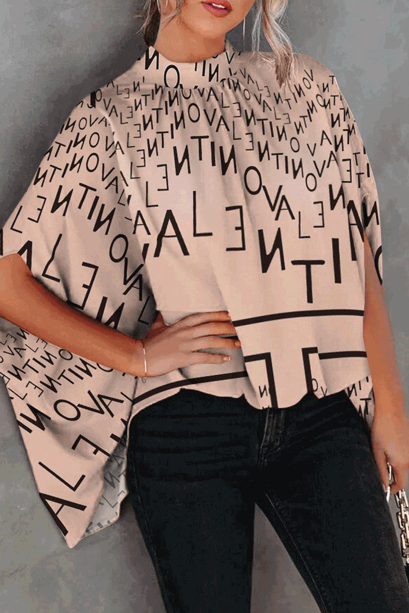 Stilla | Afslappet Print Print O Hals Bluser