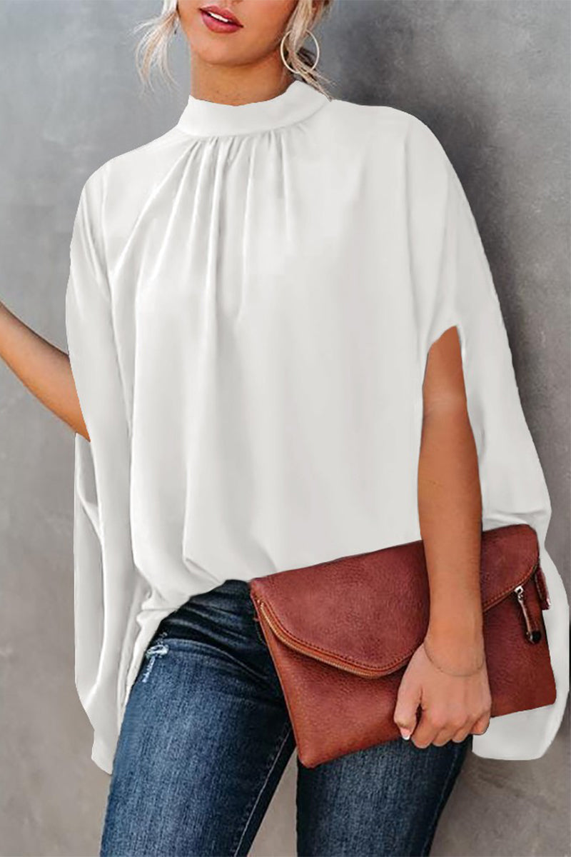 Stilla | Afslappet Print Print O Hals Bluser
