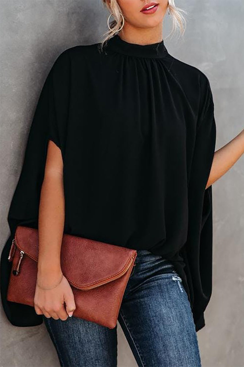Stilla | Afslappet Print Print O Hals Bluser