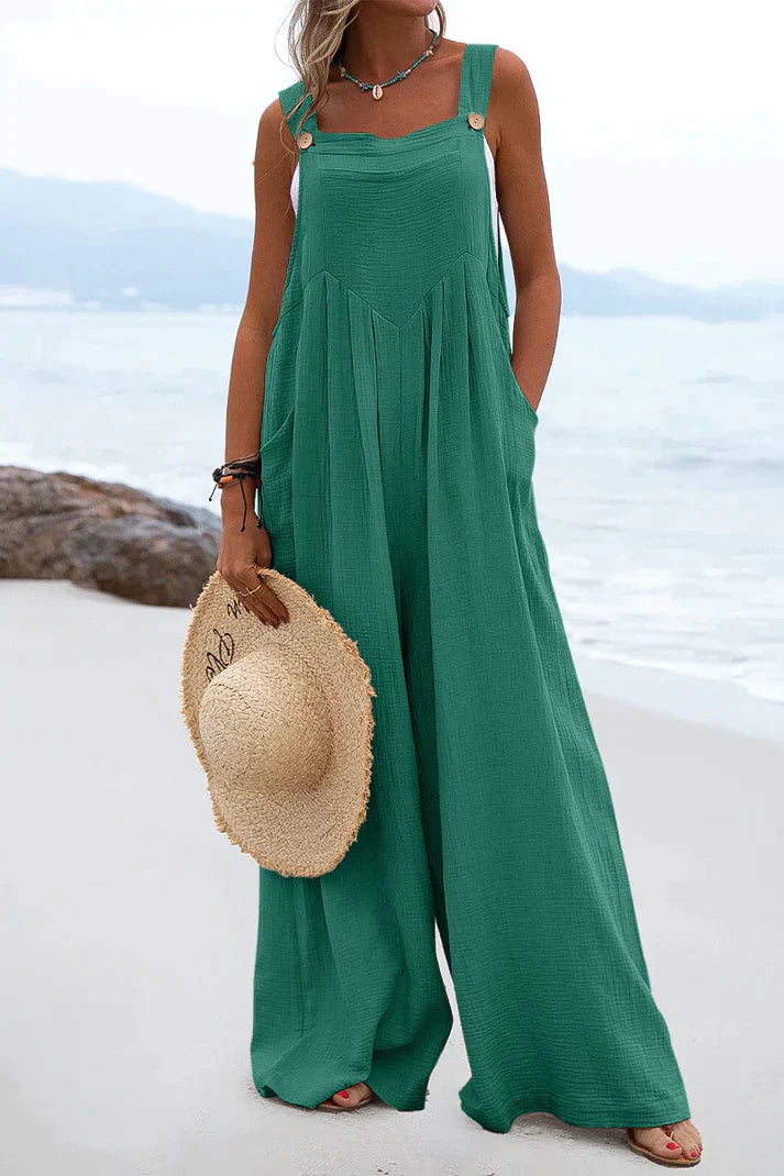 Stilla | Casual Jumpsuits Med Firkantet Krave