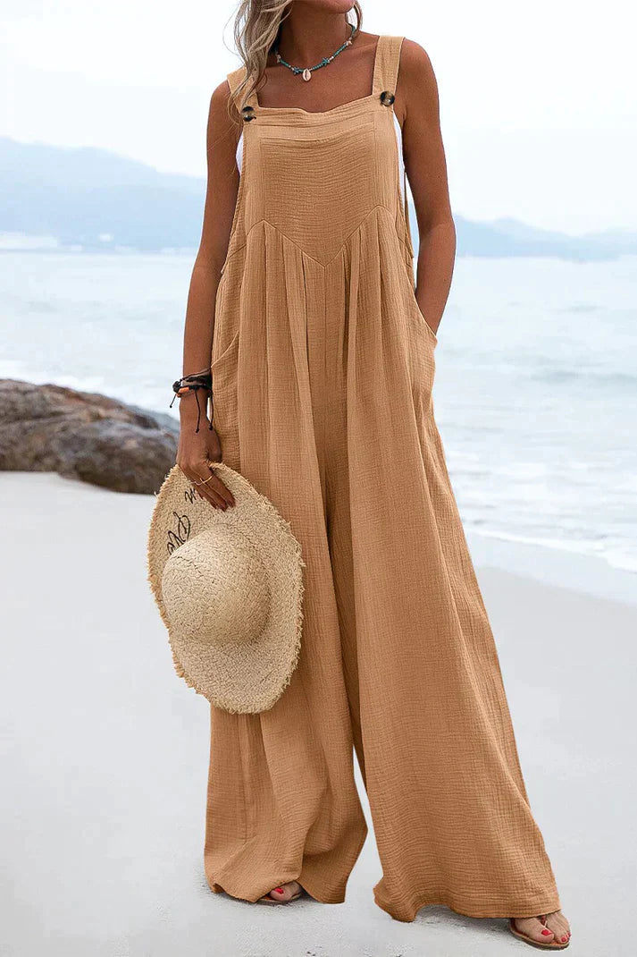 Stilla | Casual Jumpsuits Med Firkantet Krave