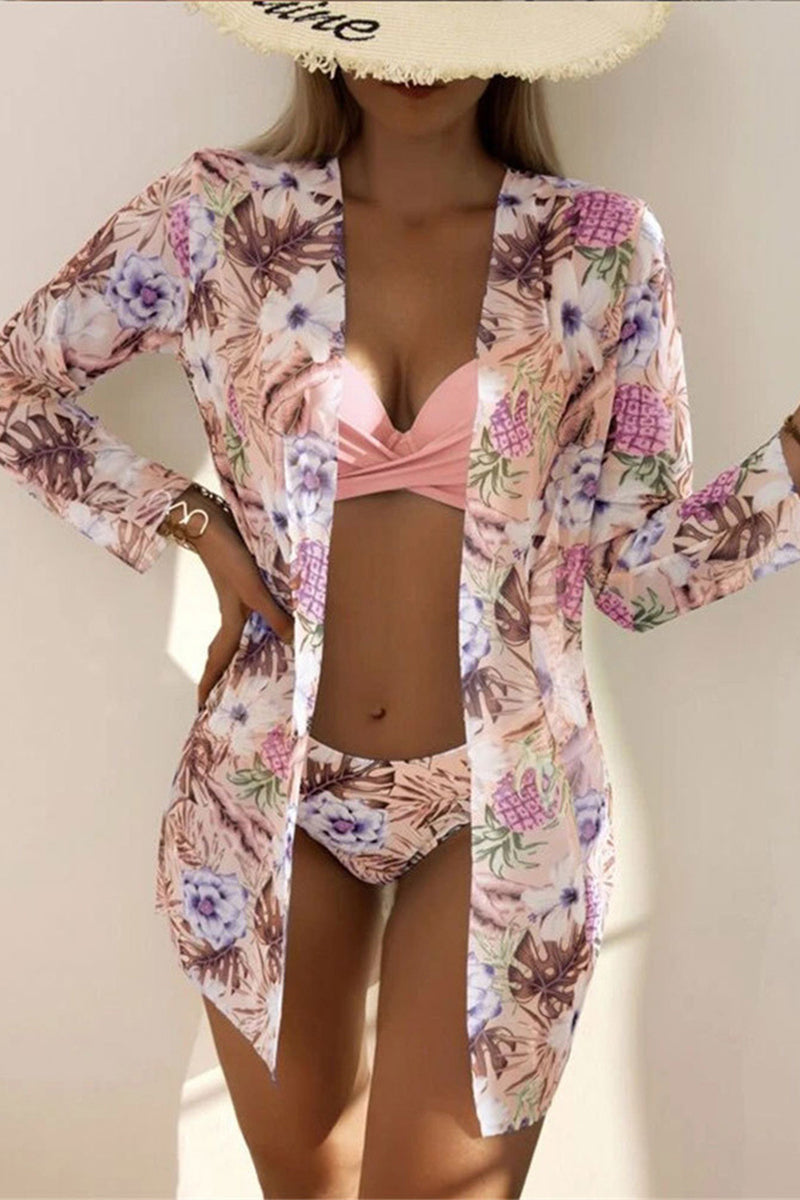 Stilla | Sexet Ferie Print Patchwork 3 Del Sæt