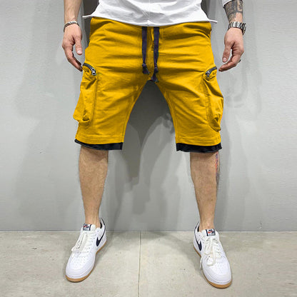 Herren Sportliche Cargo-Shorts med sidelommer og afslappet pasform Stilla