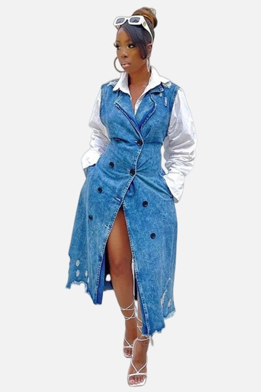 Stilla | Denim Vest Kjole